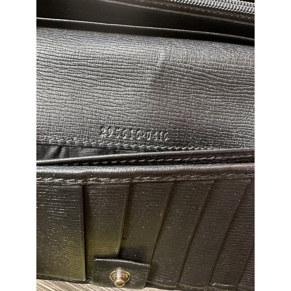 Gucci Black Long Bifold Wallet with Silver Belt Buckle - Picture 5 of 16